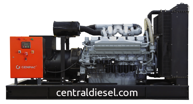 Genset Genpac Open / Silent Mitsubishi 650 KVA GMI650 | Central Diesel